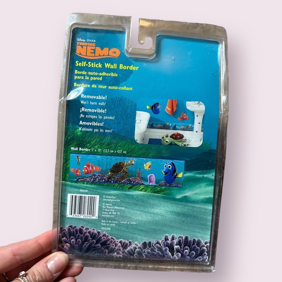 Disney Pixar Finding Nemo Self-Stick Wall Border 5" x 15' Vintage In Package - Picture 2 of 5